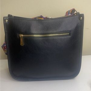 HKCLUF Black leather bag for women
